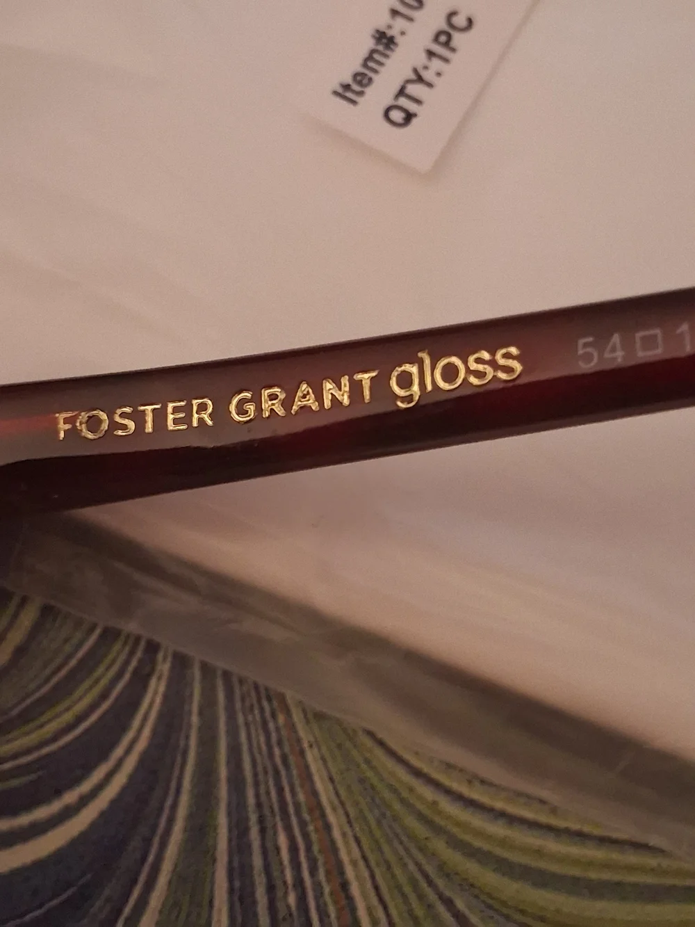 Foster Grant Women's Cranberry Red Cat-Eye Reading Glasses W CASE +3•25